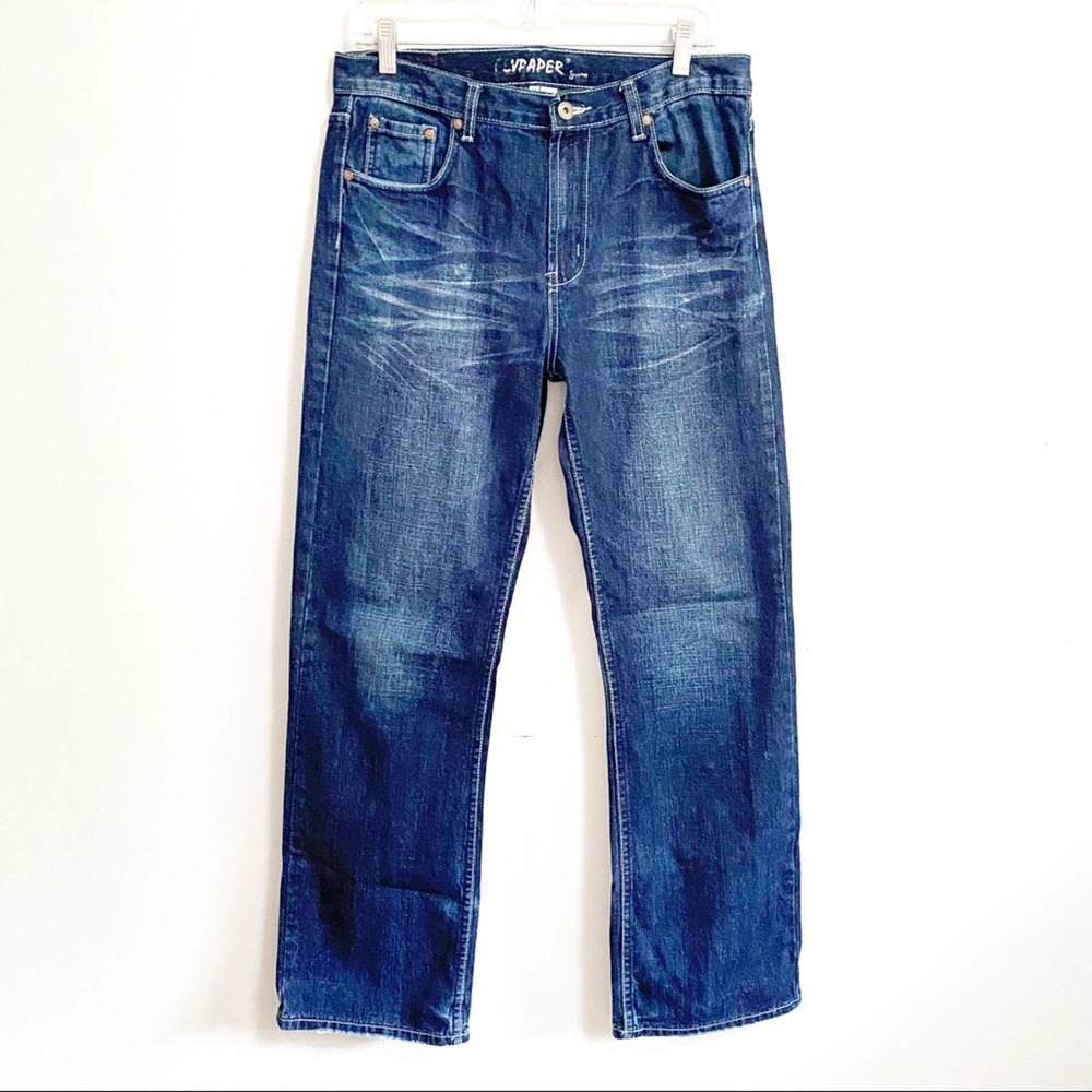 Flypaper Bootcut Hi Rise Dark Wash Cotton Denim Jeans Womens 18